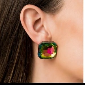 Papparazi Oil Spill-Show Glow Multi Earrings